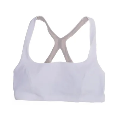 Sport-BH (Vit, Beige) från Lululemon Elastan, Nylon, Polyester