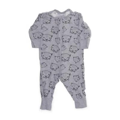 Rompers (Gray, Black) from Baby by Lindex Cotton, Viscose