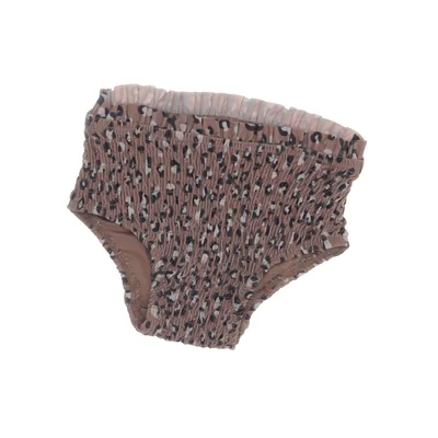 Bikiniunderdel (Brun, Svart, Vit) från Konges Sløjd Elastan, Återvunnen polyester