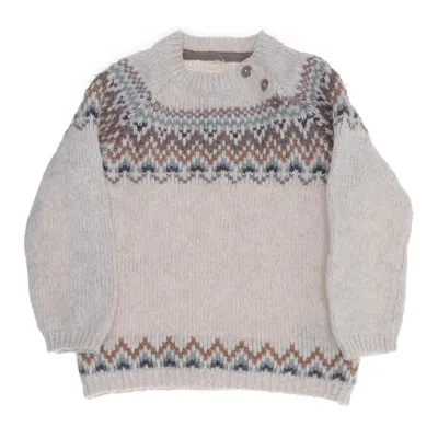 Trui (Meerkleurig, Wit) van H&M Acryl, Katoen, Polyester