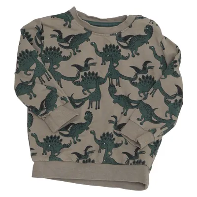 Sweatshirt (Beige, Green, Multicolored) from Skill Cotton, Elastane