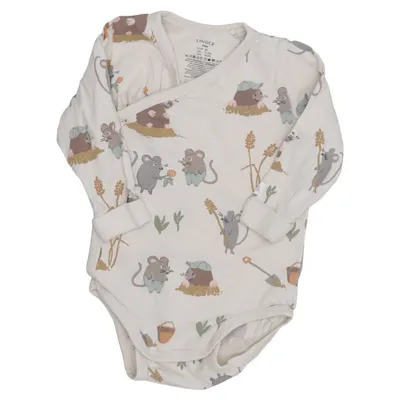 Body (Beige, Multicolore) de Lindex Baby Coton, Élasthane