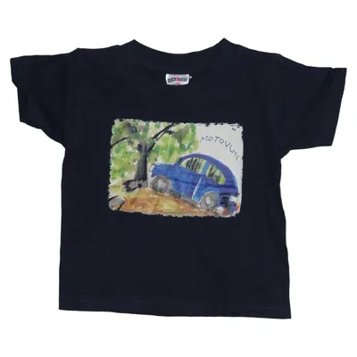 T-shirt (Bleu) de Jerzees Coton