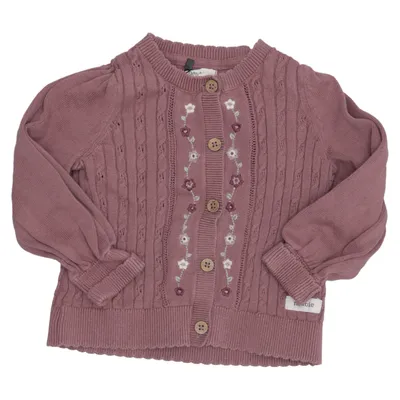 Cardigan (Pink) from Newbie by KappAhl Cotton