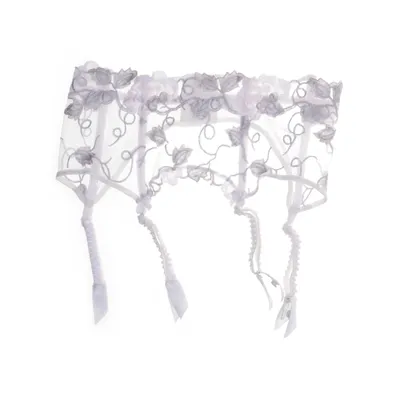 Garter belt (White, Gray, Pink) from Lise Charmel