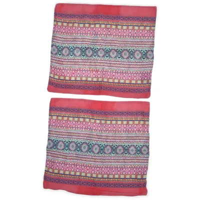 Cushion cover (White, Multicolored) from Bassetti Cotton