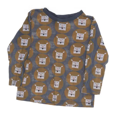 Långärmad t-shirt (Grå, Flerfärgad) från Alana Bomull