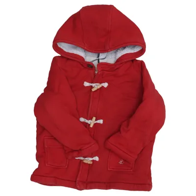 Duffle coat (Red) from Petit Bateau Cotton