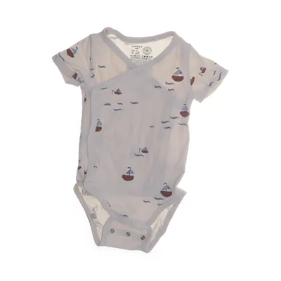 Body (Beige, Flerfärgad) från Lindex Baby Bomull, Elastan