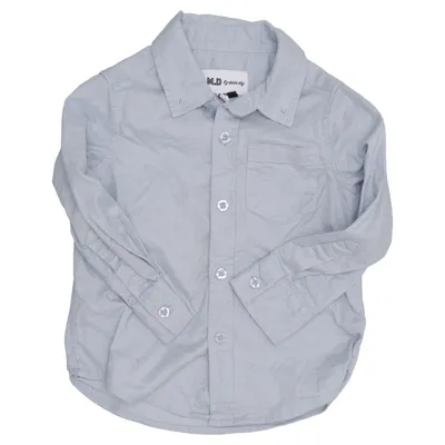 Shirt (Blauw) van D.M.D by Denim Day Katoen, Elastaan
