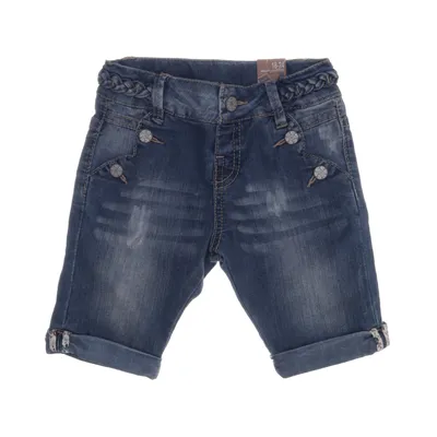 Denim shorts (Blauw) van Zara Baby Katoen, Elastaan, Polyester