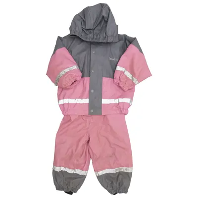 Regenkleding (Roze, Grijs) van OblaDidi Polyester, Polyurethaan