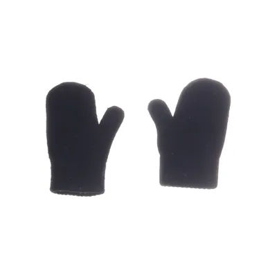 Gloves (Black) from H&M Acrylic, Elastane, Polyester