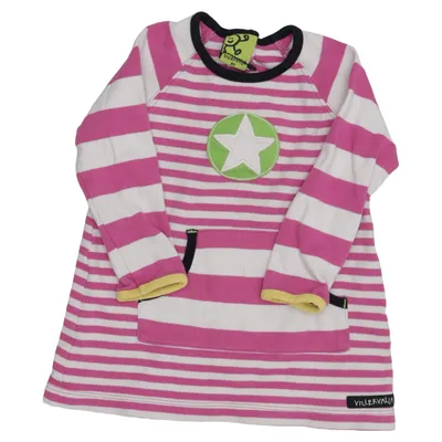Robe (Rose, Blanc, Vert) de Villervalla Coton biologique