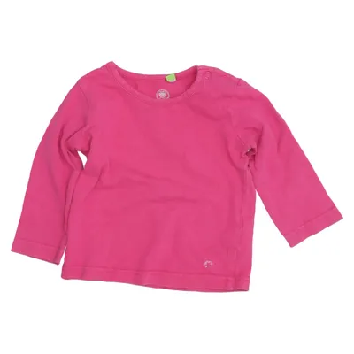 Langærmet t-shirt (Pink) fra Pebble Stone Bomuld, Elastan