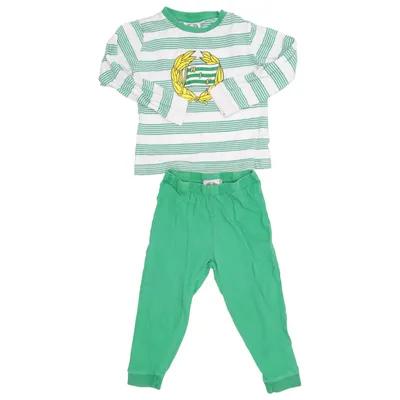 Pajamas (Green, White) from HIF Cotton