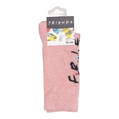 Chaussettes (Rose) de Friends Coton, Élasthane, Polyamide, Polyester