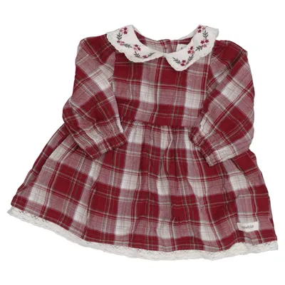 Jurk (Rood, Beige, Wit) van Newbie by KappAhl Katoen
