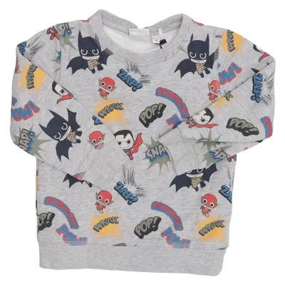 Sweatshirt (Grijs, Meerkleurig) van Name It Minimize Katoen, Viscose