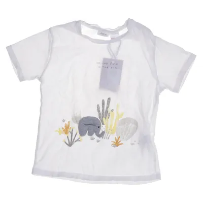 T-shirt (Blanc, Multicolore) de Zara Baby Coton
