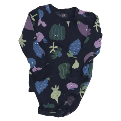 Body (Blue, Multicolored) from Lindex Baby Cotton, Elastane