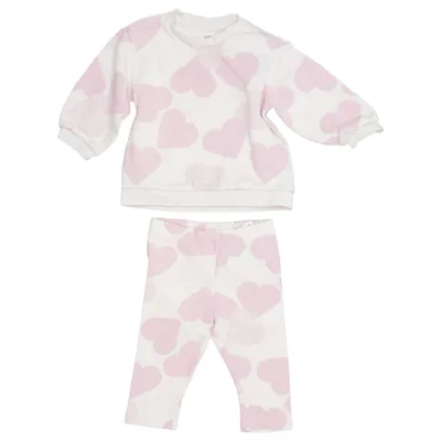 Ensemble (Blanc, Rose) de H&M Coton, Polyester