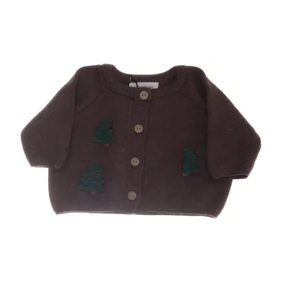Cardigan (Brown) from HEJLENKI Merino wool