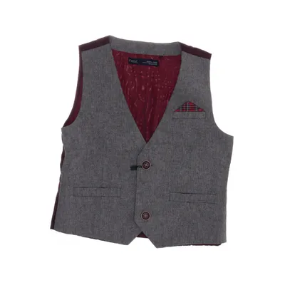 Suit vest (Gray, Purple) from Next Cotton, Polyester