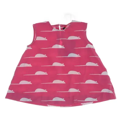 Jurk (Roze, Wit) van Me&i Katoen, Elastaan