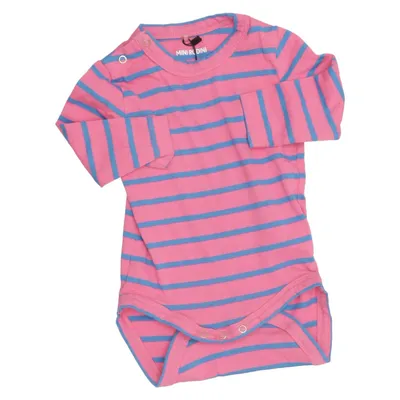 Body (Pink, Blau) von Mini Rodini Elasthan, Bio-Baumwolle