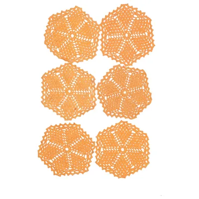 Nappe de table (6 st virkade dukar)