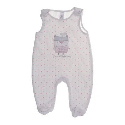 Dungarees (White, Multicolored) from Baby Club