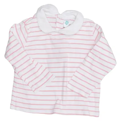 Långärmad t-shirt (Vit, Rosa) från Tex Baby