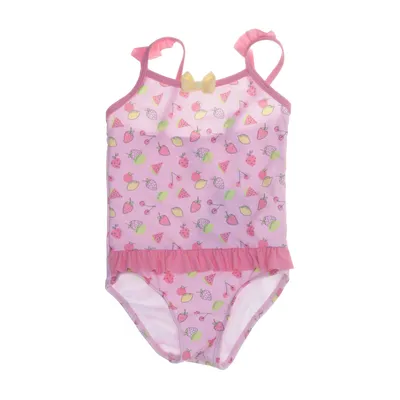 Baddräkt (Rosa, Flerfärgad) från Pusblu Elastan, Polyamid, Polyester