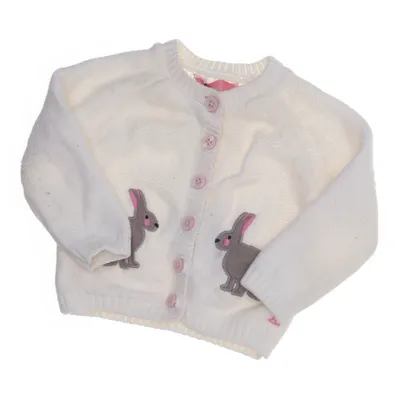 Cardigan (Blanc) de Joules Acrylique, Coton