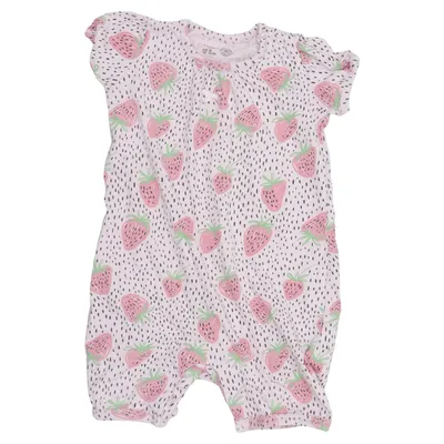 Rompers (Pink, White) from Lindex Baby Cotton