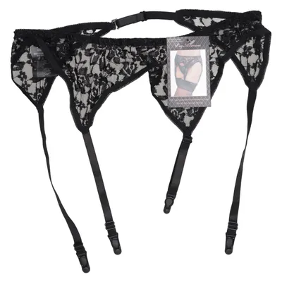 Strumpfhalter (Schwarz) von Leg Avenue