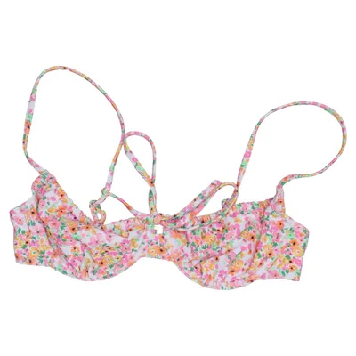 Bikiniöverdel (Vit, Flerfärgad) från Kulani Kinis Elastan, Polyester