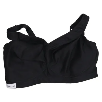 Sport-bh (Zwart) van Glamorise Elastaan, Polyamide, Polyester