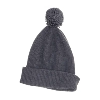 Bobble hat (Gray) from Weekend MaxMara Cashmere, Polyamide, Viscose, Wool