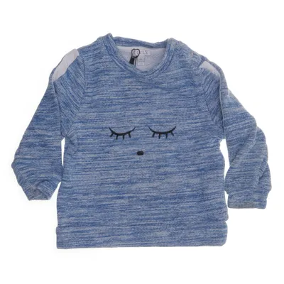 Sweatshirt (Blå, Hvid) fra Livly