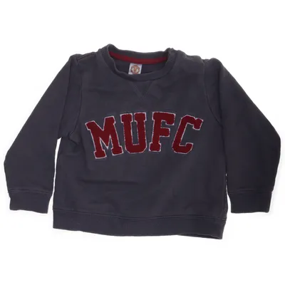 Collegetröja (Grå, Flerfärgad) från Manchester United Bomull, Elastan, Polyester