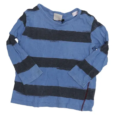 Langærmet t-shirt (Blå, Grå) fra Zara BabyBoy