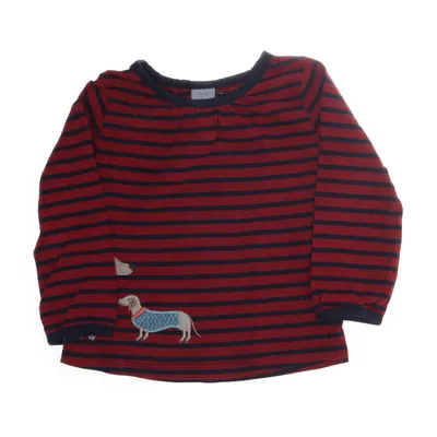 Langærmet t-shirt (Rød, Blå) fra Alana Bomuld