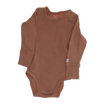Body (Brun) från Lindex Baby Bomull, Elastan
