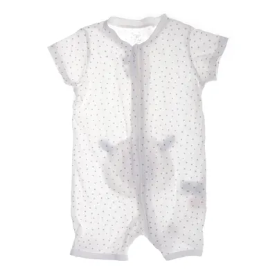 Sparkdräkt (Vit, Grå) från Lindex Baby Bomull