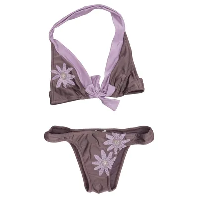 Bikini (Brown, Purple) from Salinas Elastane, Polyamide