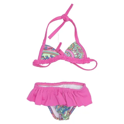 Bikini (Roze, Meerkleurig) Elastaan, Polyamide