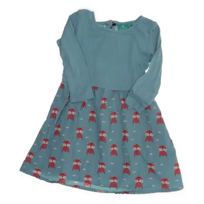 Klänning (Blå, Röd, Flerfärgad) från Little Green Radicals Ekologisk bomull