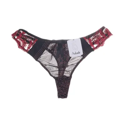Thongs (Black, Multicolored) from Aubade Cotton, Elastane, Polyamide